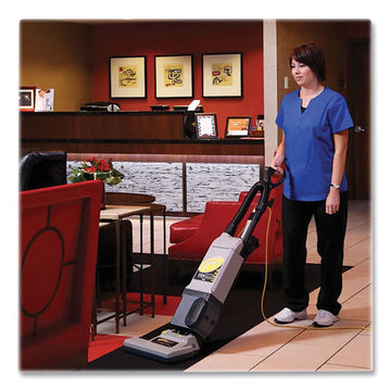 ProTeam® Proforce 1500xp Upright Vacuum, 15" Cleaning Path, Gray-black freeshipping - TVN Wholesale